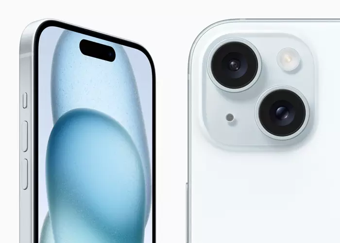 iPhone 15 och iPhone 15 Plus har en ny konturerad kant och ett tåligt